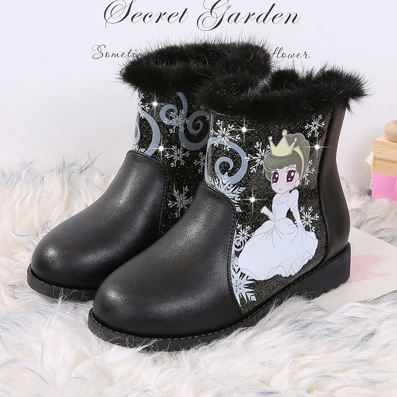 High Quality Princess Boots 2020 New Pretty Girls Ankle Boots Shoes Winter Warm Waterproof Fashion Boots For 4-14 Years Old Kids
High Quality Princess Boots 2020 New Pretty Girls Ankle Boots Shoes Winter Warm Waterproof Fashion Boots For 4-14 Years Old Kids