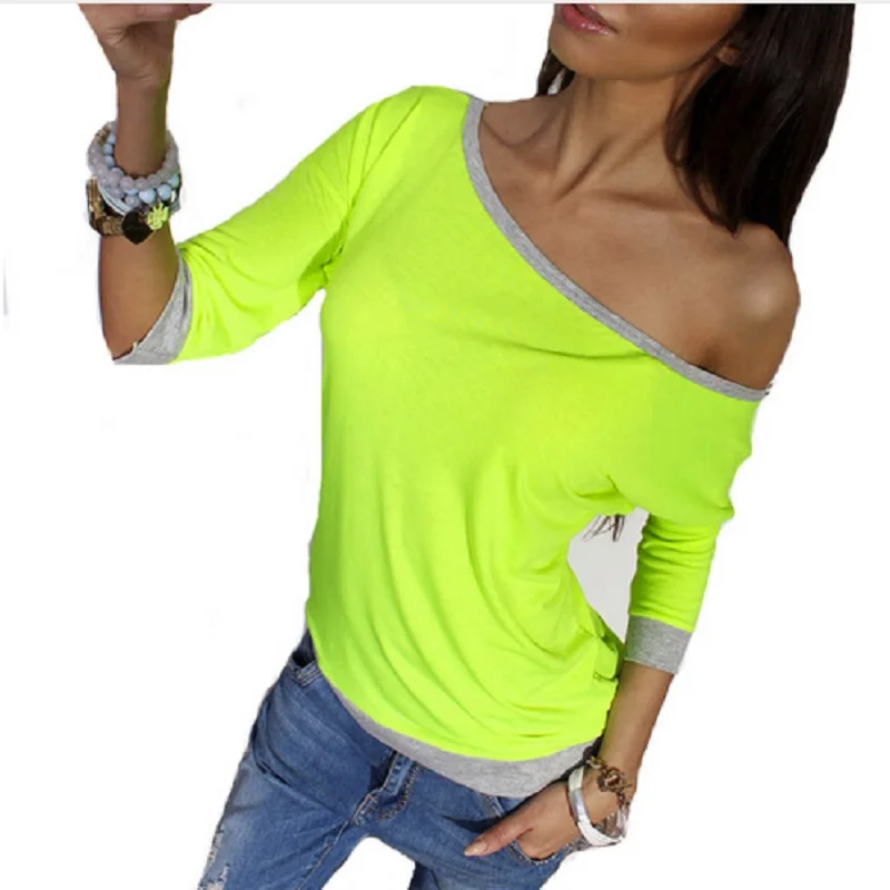 Off Shoulder Sexy Summer Women Blouses Shirt Long Sleeve New Fashion Casual Autumn Spring Top Tees Solim Slim Blusas Plus Size
Off Shoulder Sexy Summer Women Blouses Shirt Long Sleeve New Fashion Casual Autumn Spring Top Tees Solim Slim Blusas Plus Size