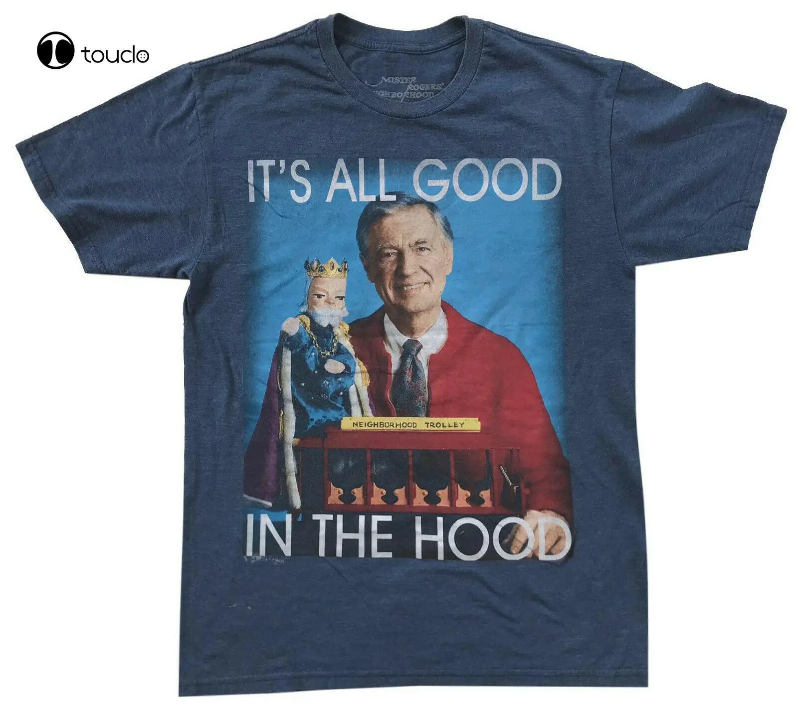 New Mr Rogers It'S All Good In The Hood Navy Heather Men'S Graphic T-Shirt New Cotton Tee Shirt Unisex
New Mr Rogers It'S All Good In The Hood Navy Heather Men'S Graphic T-Shirt New Cotton Tee Shirt Unisex