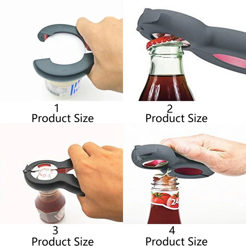 6 in1 Multi-Function Wine Beer Can Bottle Opener Screwer Kitchen Tool Jar Gripper Lid Twist Off Jar Opener Gripper Dropshipping
6 in1 Multi-Function Wine Beer Can Bottle Opener Screwer Kitchen Tool Jar Gripper Lid Twist Off Jar Opener Gripper Dropshipping