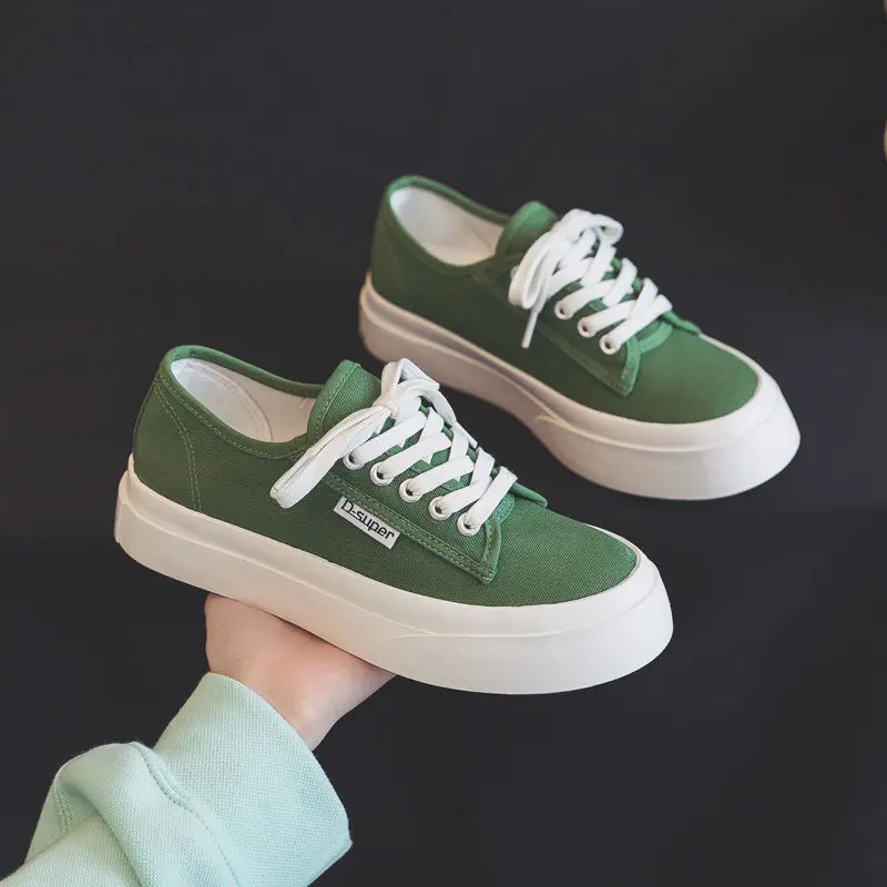 Sports Shoes Women's Summer 2021 New Wild Thick-soled Canvas Shoes Student Breathable Thin Casual Small White Board Shoes
Sports Shoes Women's Summer 2021 New Wild Thick-soled Canvas Shoes Student Breathable Thin Casual Small White Board Shoes