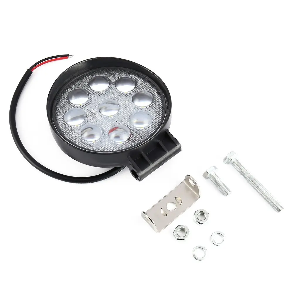 Universal 27W Waterproof LED Working Light spotlight Floodlight Round Shape Car Headlight For Boat Tractor Truck Off-Road Cars
Universal 27W Waterproof LED Working Light spotlight Floodlight Round Shape Car Headlight For Boat Tractor Truck Off-Road Cars