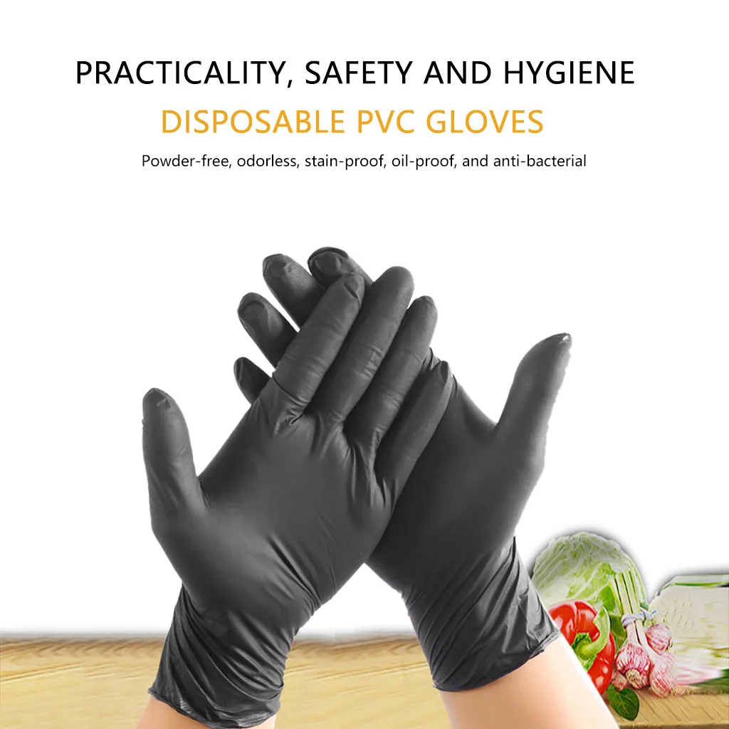 100pc/500pc/1000pc Black Disposable Latex Gloves Dishwashing Kitchen Work Rubber Garden Gloves Thickened disposable gloves
100pc/500pc/1000pc Black Disposable Latex Gloves Dishwashing Kitchen Work Rubber Garden Gloves Thickened disposable gloves
