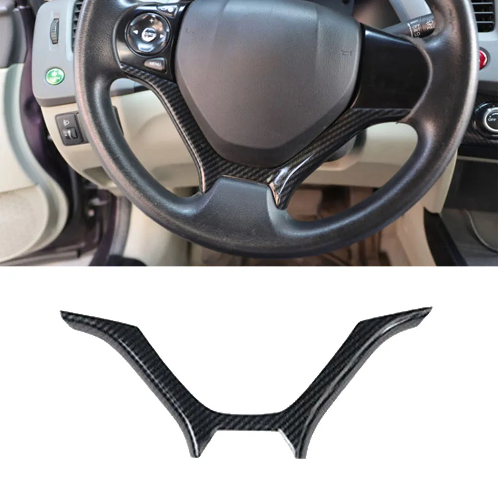U Type Steering Wheel Cover Carbon Fiber Accessory Parts Replacement Cover Fit For HONDA Civic 9th 2012-2015 Durable
U Type Steering Wheel Cover Carbon Fiber Accessory Parts Replacement Cover Fit For HONDA Civic 9th 2012-2015 Durable