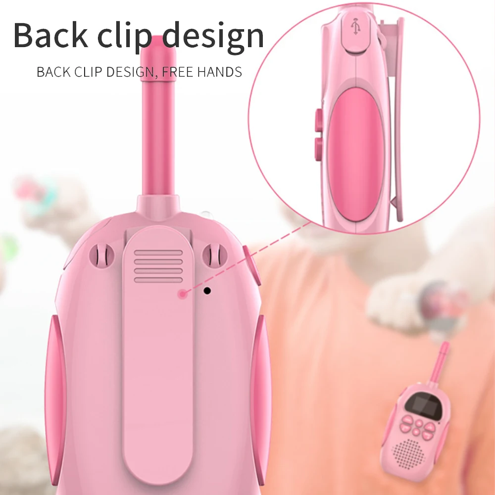 Kids Walkie Talkies Portable Handheld Toy Cute Walkie Handheld Talk Parent-Child Educational Interactive Toys
Kids Walkie Talkies Portable Handheld Toy Cute Walkie Handheld Talk Parent-Child Educational Interactive Toys