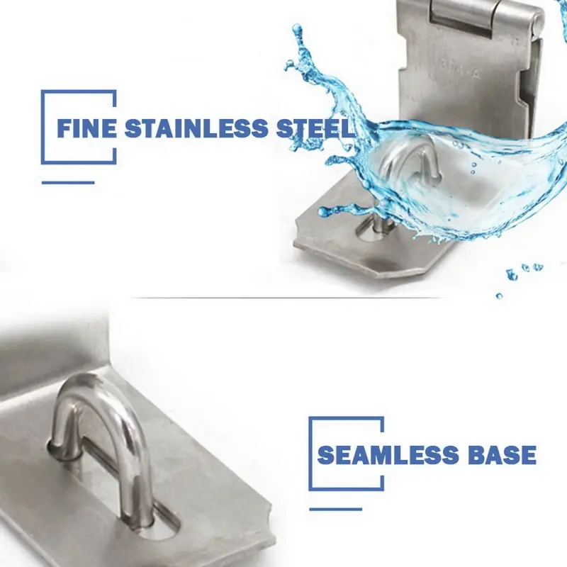 Thickened Stainless Steel 90 Degree Right Angle Lock Card Lock Padlock Surface Mounted Anti-theft Lock Card Hasp
Thickened Stainless Steel 90 Degree Right Angle Lock Card Lock Padlock Surface Mounted Anti-theft Lock Card Hasp