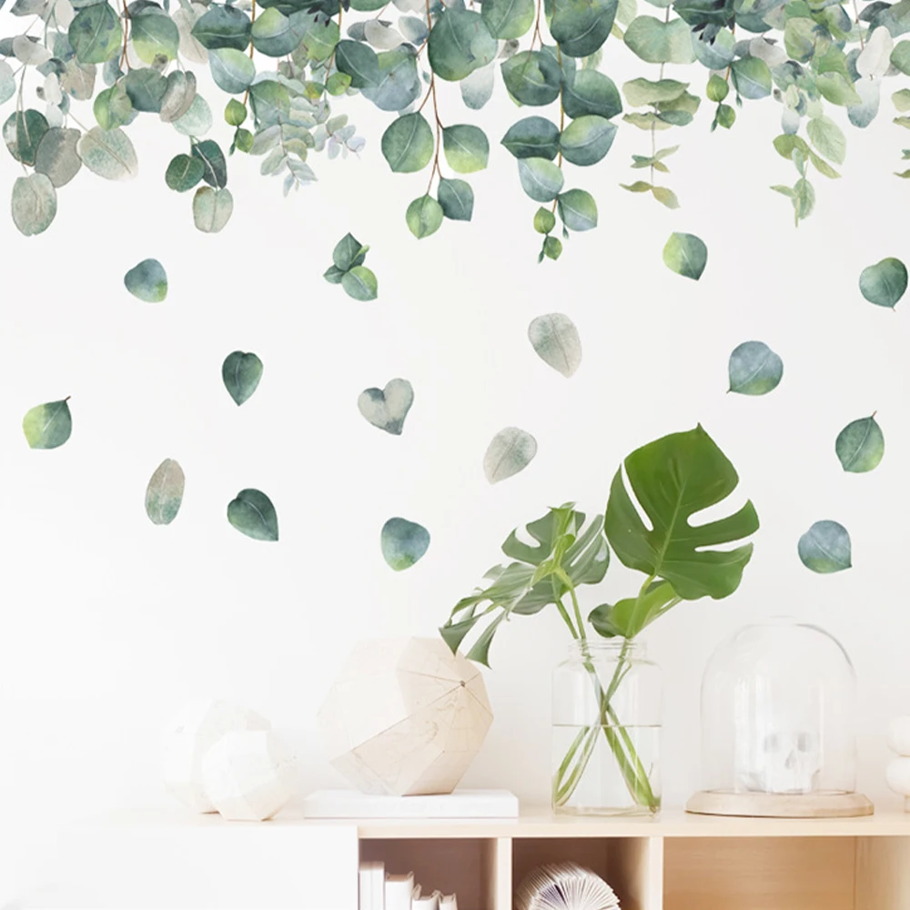 Green Leaves Wall Stickers DIY Nordic Vinyl Wall self-adhesive Decorative For Bedroom Living Room Dining Room Kitchen Kids Room
Green Leaves Wall Stickers DIY Nordic Vinyl Wall self-adhesive Decorative For Bedroom Living Room Dining Room Kitchen Kids Room