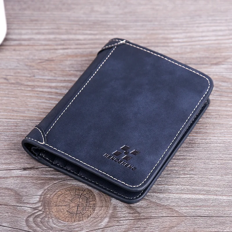 NO.ONEPAUL 2020 New Men's Wallet Short Frosted Leather Wallet Retro Three Fold Vertical Wallet Youth Korean Multi-Card Wallet
NO.ONEPAUL 2020 New Men's Wallet Short Frosted Leather Wallet Retro Three Fold Vertical Wallet Youth Korean Multi-Card Wallet