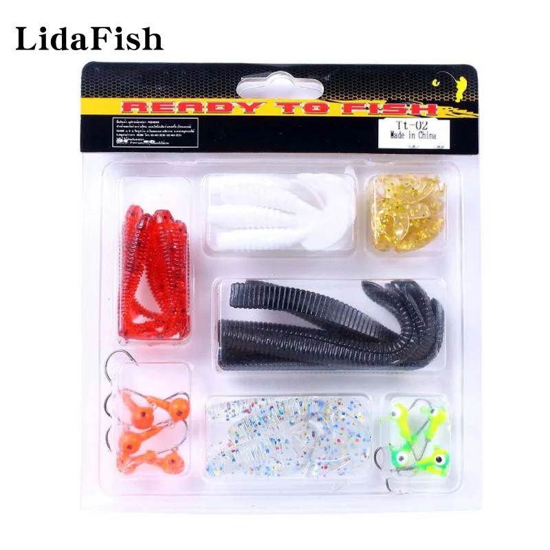 Новинка 2021, высококачественный крючок со свинцовой головкой + червь с Т-образным хвостом, искусственная Мягкая приманка, рыболовные аксессу... 
Новинка 2021, высококачественный крючок со свинцовой головкой + червь с Т-образным хвостом, искусственная Мягкая приманка, рыболовные аксессу...