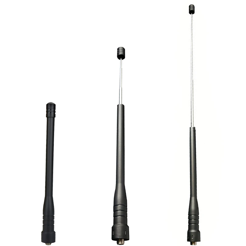 1PC Rod Telescopic Gain Antenna For Baofeng Walkie Talkie Dual Band SMA Female For Baofeng BF-888S, Baofeng UV-5R, Kenwood, HYT
1PC Rod Telescopic Gain Antenna For Baofeng Walkie Talkie Dual Band SMA Female For Baofeng BF-888S, Baofeng UV-5R, Kenwood, HYT