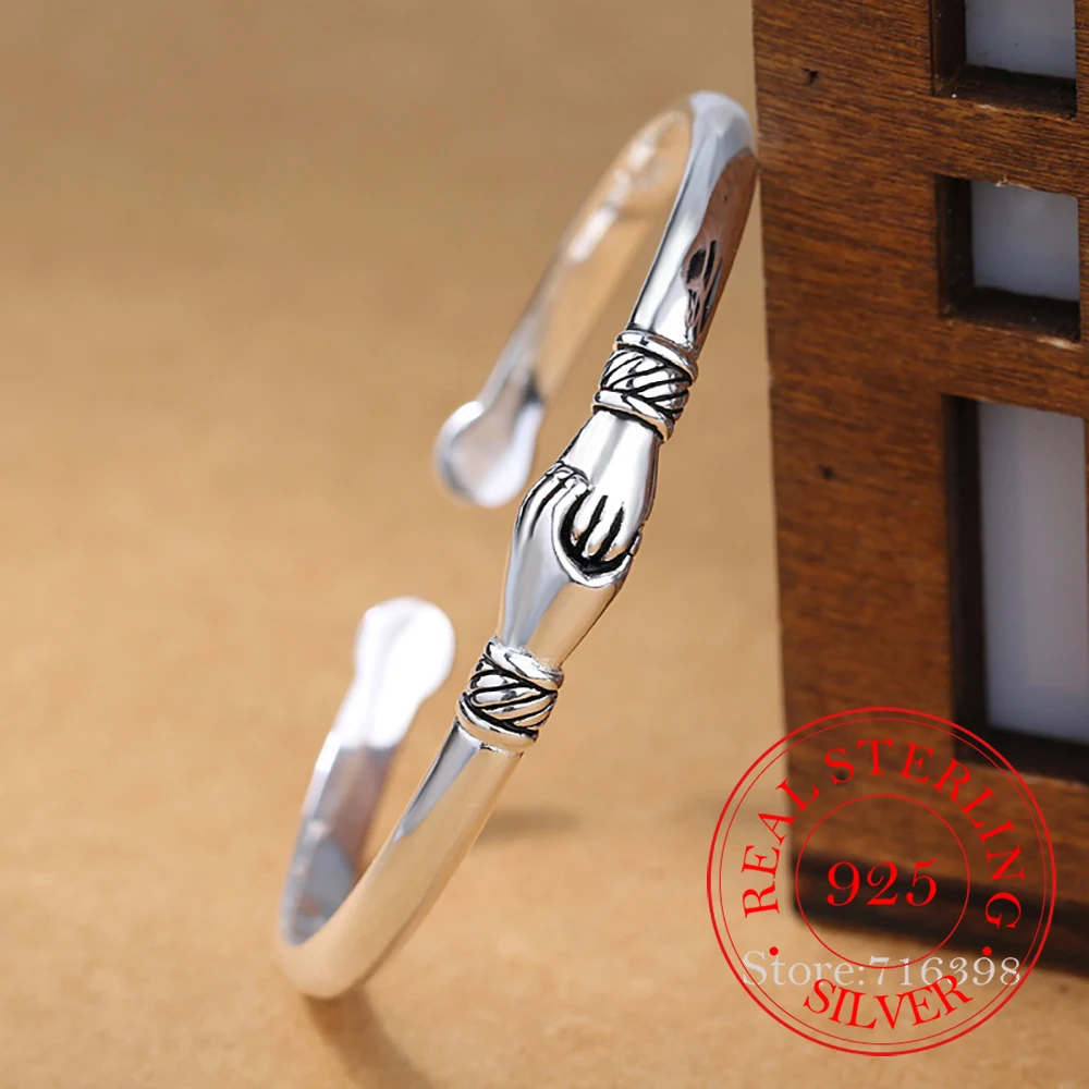 2021 New 925 Sterling Silver Jewelry Female Hand Charm Bangle&Bracelet For Women Cuff Bangles pulsera de plata
2021 New 925 Sterling Silver Jewelry Female Hand Charm Bangle&Bracelet For Women Cuff Bangles pulsera de plata