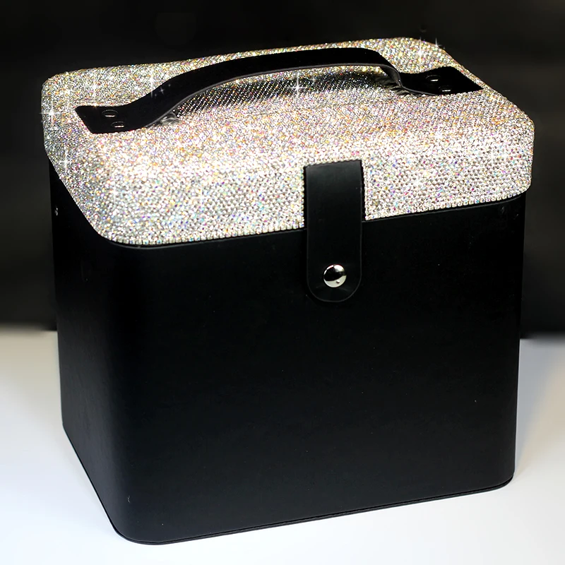 Cosmetic Box Organizer With Crystal Cosmetic Box Leather With Mirror Jewelry Boxes Bracelet Necklace Watch Box Wedding Gifts
Cosmetic Box Organizer With Crystal Cosmetic Box Leather With Mirror Jewelry Boxes Bracelet Necklace Watch Box Wedding Gifts