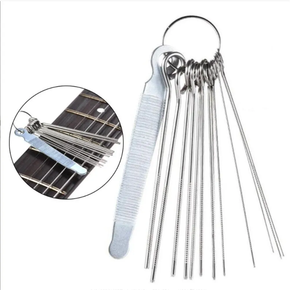 Professional Guitar Nut Slotting File Kits 13 Sizes Saw Rods Slot Filing Set Repair Luthier Guitar Tools For Music Accessory
Professional Guitar Nut Slotting File Kits 13 Sizes Saw Rods Slot Filing Set Repair Luthier Guitar Tools For Music Accessory