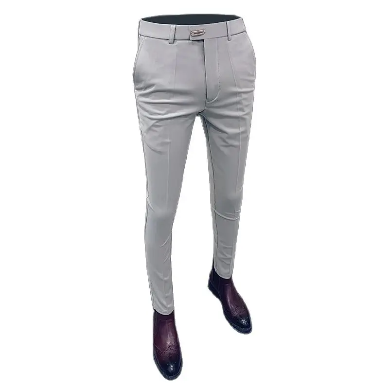 2021 Spring Formal Men's Suit Pants Fashion Casual Slim Business Dress Pants Male Wedding Party Work Trousers Plus Size 28-36
2021 Spring Formal Men's Suit Pants Fashion Casual Slim Business Dress Pants Male Wedding Party Work Trousers Plus Size 28-36