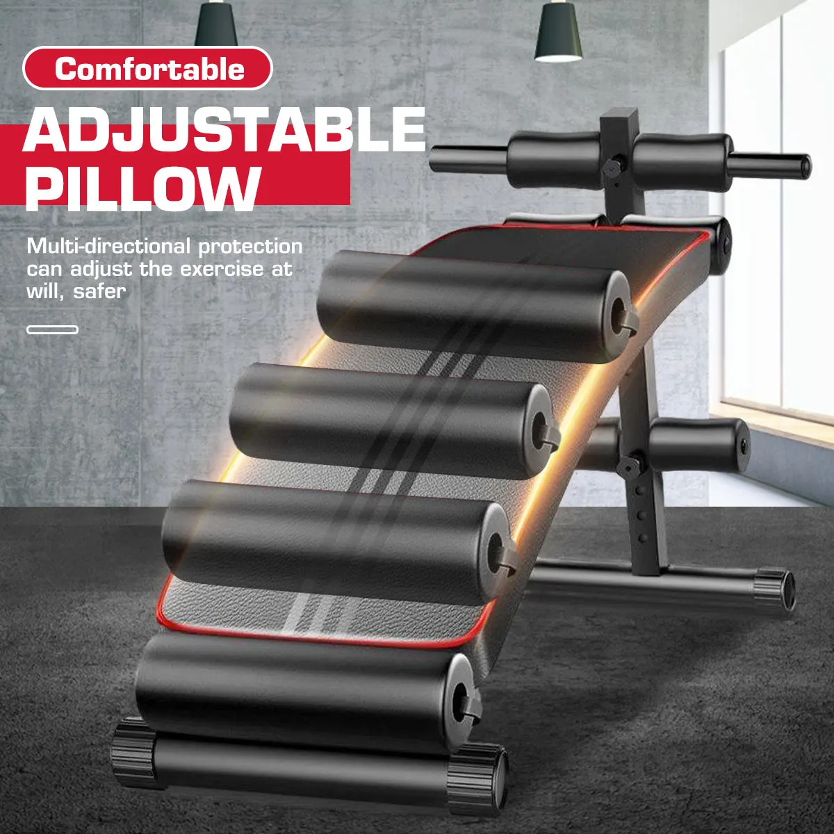 Multifunction Fitness Machines For Home Foldable Sit Up Abdominal Bench fitness Board abdominal Exerciser Equipment Gym Training