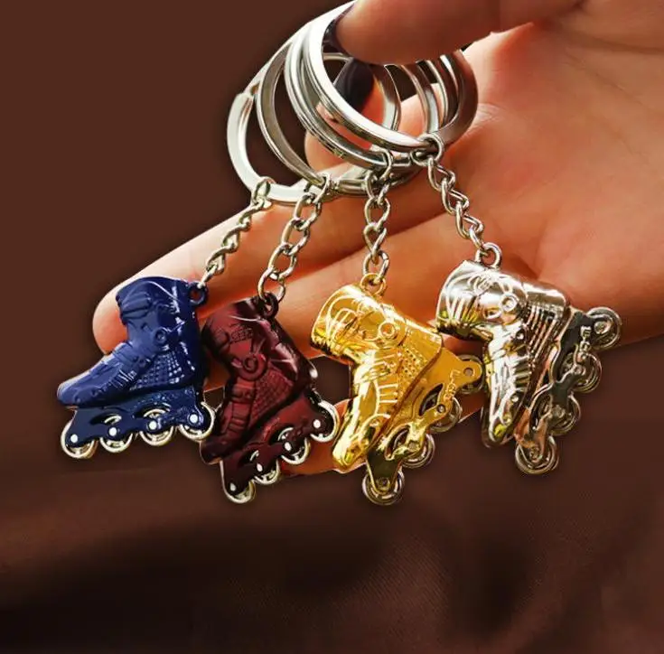 100pcs/lot Metal Keychain Bag Charm Pendant Roller Skates Shoe Keyring Lover Jewelry Fashion Women Men Key Chains Keyring
100pcs/lot Metal Keychain Bag Charm Pendant Roller Skates Shoe Keyring Lover Jewelry Fashion Women Men Key Chains Keyring