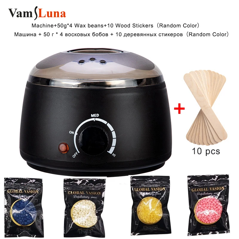 Wax Warmer Wax Heater Depilation Hair Removal Machine Wax Dipping Pot Depilatory Wax-melt Machine Epilator Facial for Whole Body
Wax Warmer Wax Heater Depilation Hair Removal Machine Wax Dipping Pot Depilatory Wax-melt Machine Epilator Facial for Whole Body