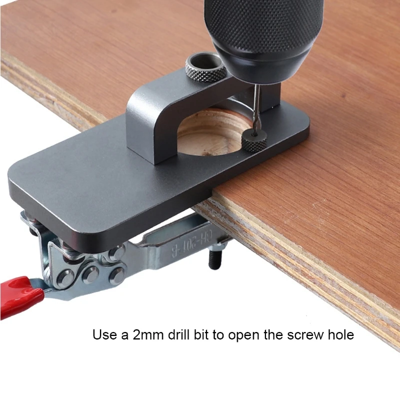 35mm Woodworking Jig Door Hinge Hole Opener Punch Wood Drilling Guide Locator Tool for Cabinet Accessories
35mm Woodworking Jig Door Hinge Hole Opener Punch Wood Drilling Guide Locator Tool for Cabinet Accessories
