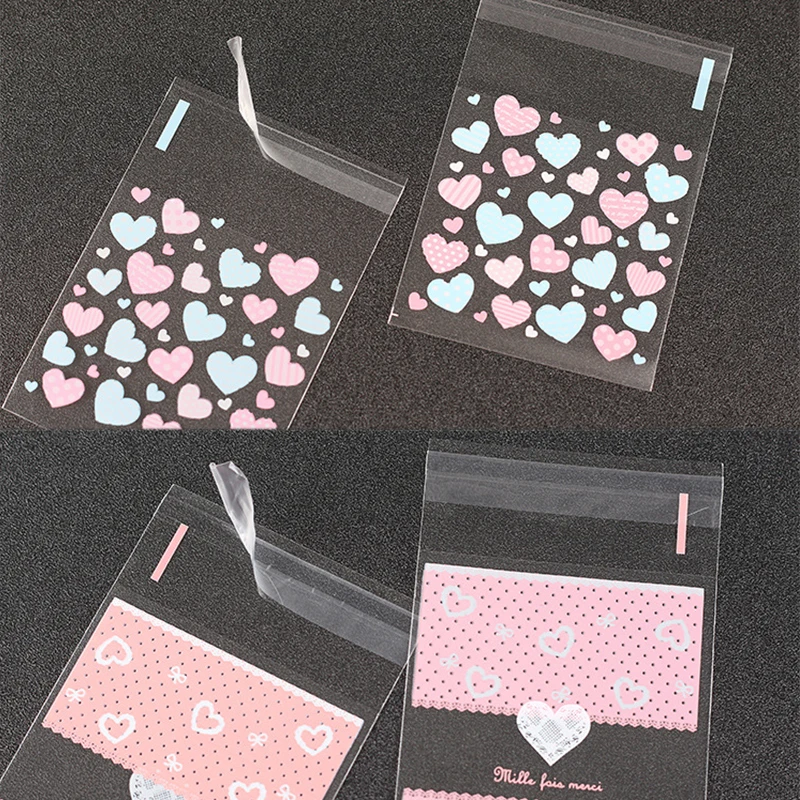 100Pcs Cute Self-adhesive Love Heart Cookies Bags Baking Package Birthday Party Wedding Bag Cake Candy Gift Bags 7*7cm Drop Ship 
100Pcs Cute Self-adhesive Love Heart Cookies Bags Baking Package Birthday Party Wedding Bag Cake Candy Gift Bags 7*7cm Drop Ship