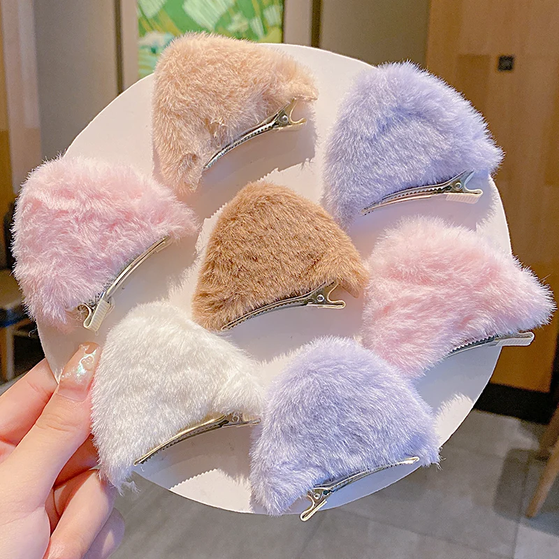 Cute Cat Ears Barrettes Plush Animal Ears A Pair of Hairclips Hairpin Fox Ears Japanese Cosplay Hairware Head Clip Accessorie
Cute Cat Ears Barrettes Plush Animal Ears A Pair of Hairclips Hairpin Fox Ears Japanese Cosplay Hairware Head Clip Accessorie