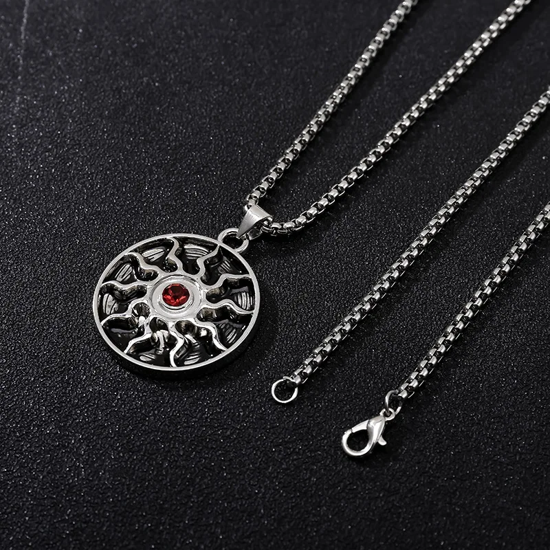 Coin Inlaid Zircon Pendant Men's Necklace Gothic Like Rock Charm Stainless Steel Men's Sweater Chain Necklace Jewelry
Coin Inlaid Zircon Pendant Men's Necklace Gothic Like Rock Charm Stainless Steel Men's Sweater Chain Necklace Jewelry