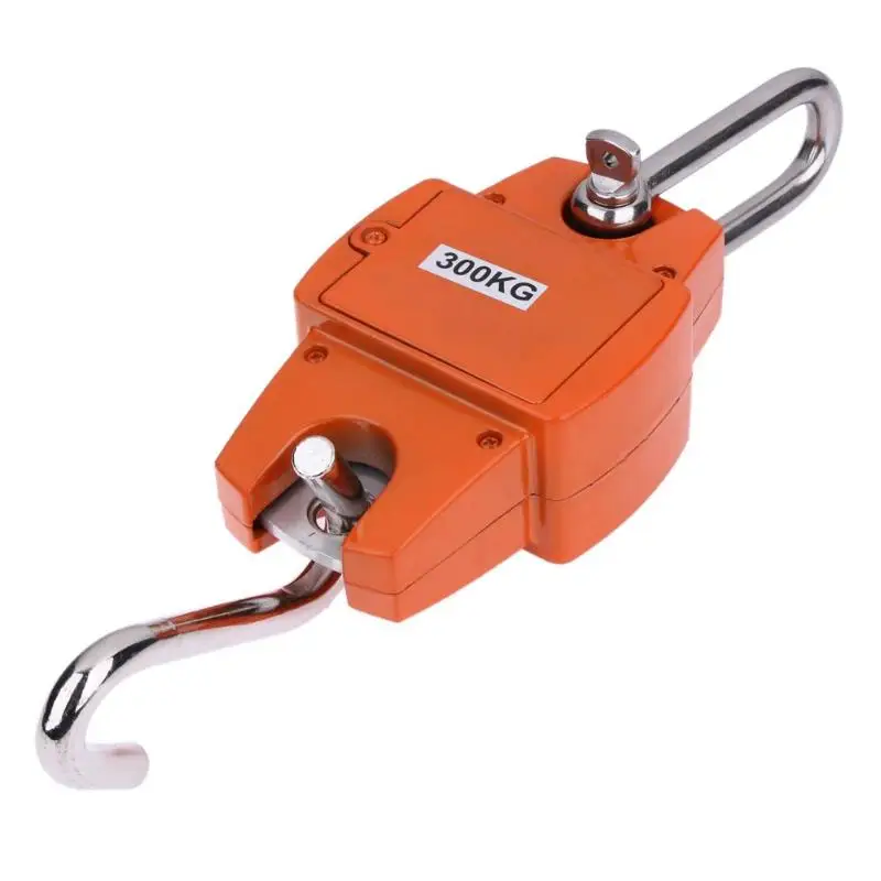 Mini Crane Scale Portable LCD Digital Electronic Hook Hanging Weight 300kg Heavy Duty Hanging Hook Scales Kitchen Weight Tool
Mini Crane Scale Portable LCD Digital Electronic Hook Hanging Weight 300kg Heavy Duty Hanging Hook Scales Kitchen Weight Tool