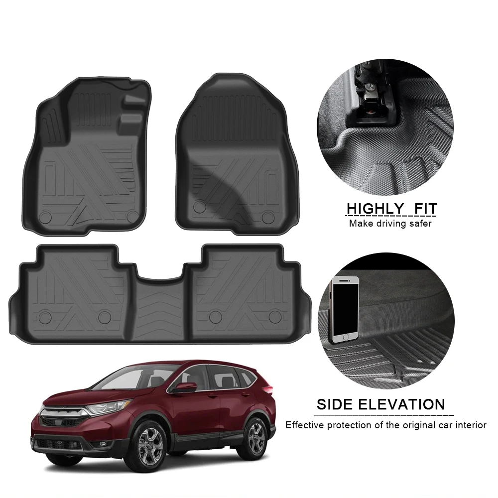Car Floor Mats For Honda CR-V 2017-2020 TPE Auto Foot Pad Waterproof Non-slip Rubber Carpets Automobile Interior Accessories
Car Floor Mats For Honda CR-V 2017-2020 TPE Auto Foot Pad Waterproof Non-slip Rubber Carpets Automobile Interior Accessories
