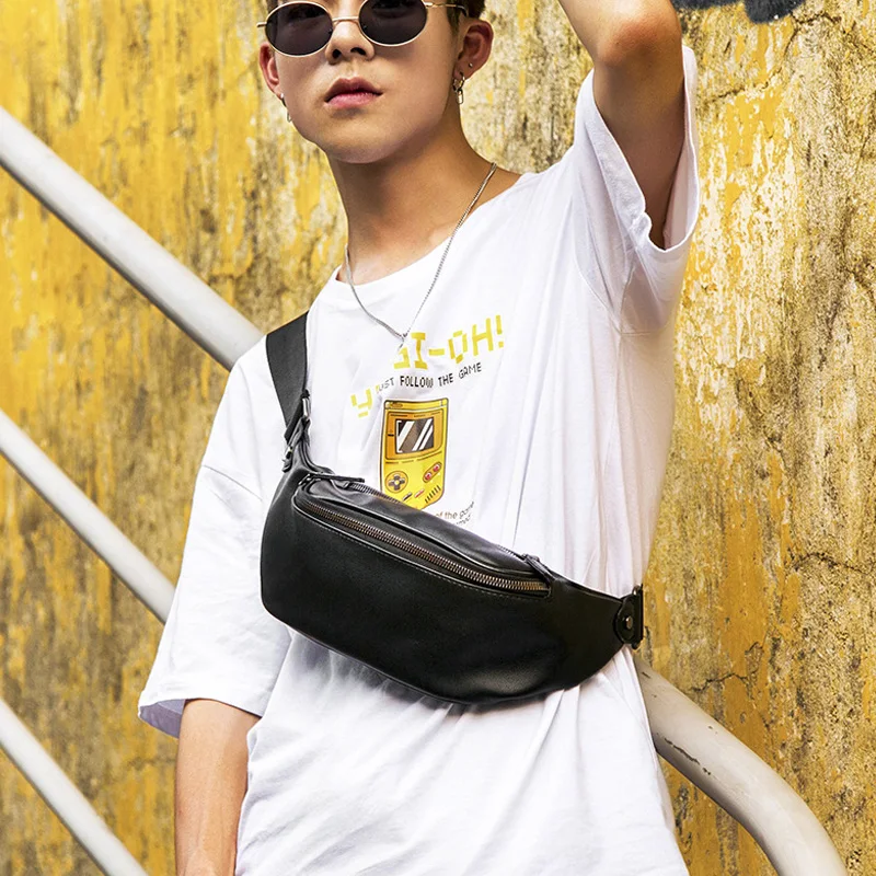 Fashion Soft PU Leather Men Belt Bag Unisex High-quality Waterproof Waist Bags New Man's Crossbody Chest Bag Boy's Shoulder Bags
Fashion Soft PU Leather Men Belt Bag Unisex High-quality Waterproof Waist Bags New Man's Crossbody Chest Bag Boy's Shoulder Bags