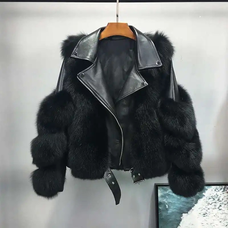 Women 2021 Winter New Real Fox Fur Coats With Genuine Sheepskin Leather Wholeskin Natural Fox Fur Jacket Outwear Luxury Coat
Women 2021 Winter New Real Fox Fur Coats With Genuine Sheepskin Leather Wholeskin Natural Fox Fur Jacket Outwear Luxury Coat