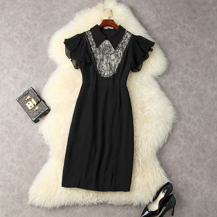 Женская одежда в европейском и американском стиле на лето 2021, модное черное платье в стиле пэчворк с короткими рукавами, отворотами и бисеро...
Женская одежда в европейском и американском стиле на лето 2021, модное черное платье в стиле пэчворк с короткими рукавами, отворотами и бисеро...