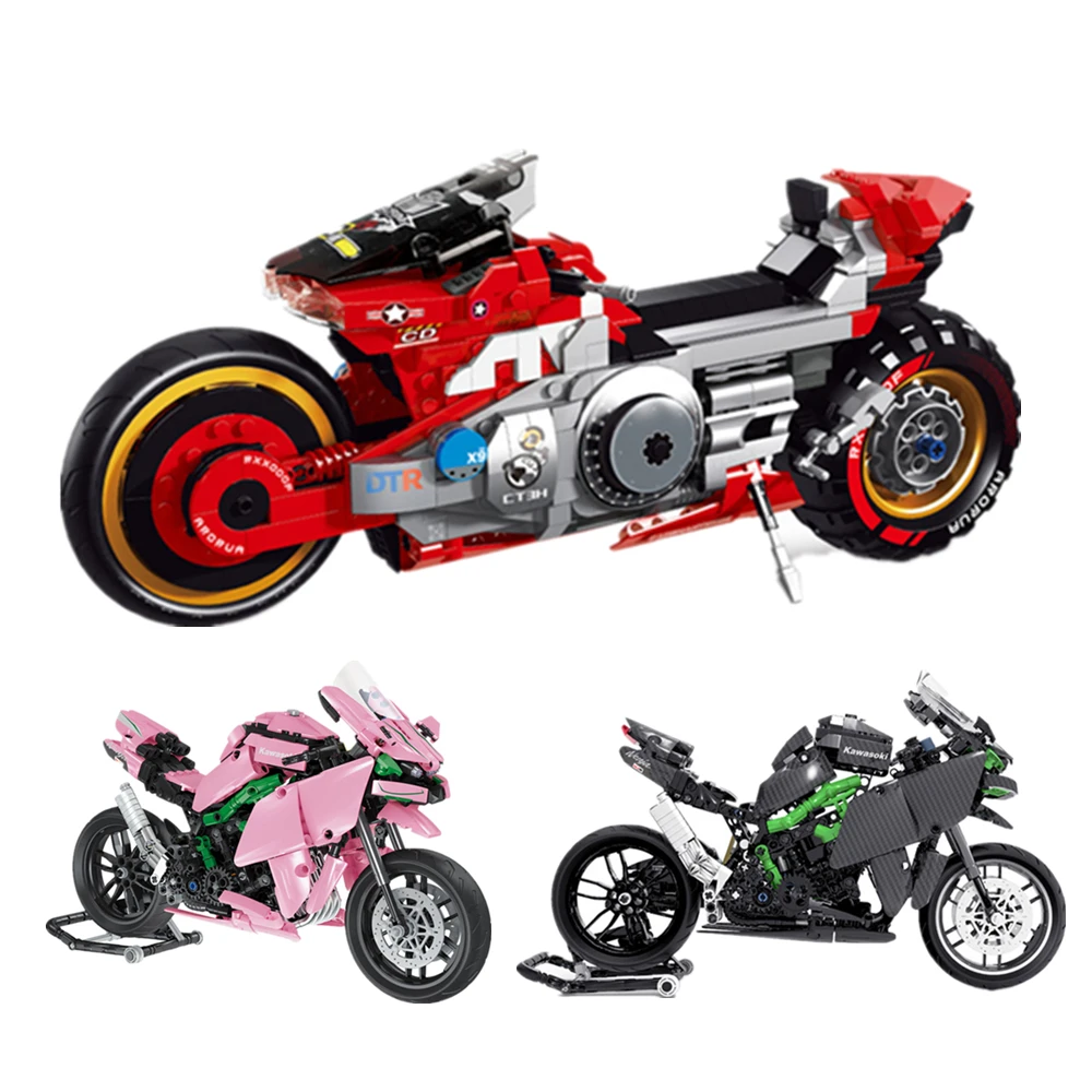 New Technical Motor CYBER Future Racer Car H2R Carbon Fiber Motorcycle Model Toy Racing Car Building Blocks Bricks Kid Gift
New Technical Motor CYBER Future Racer Car H2R Carbon Fiber Motorcycle Model Toy Racing Car Building Blocks Bricks Kid Gift
