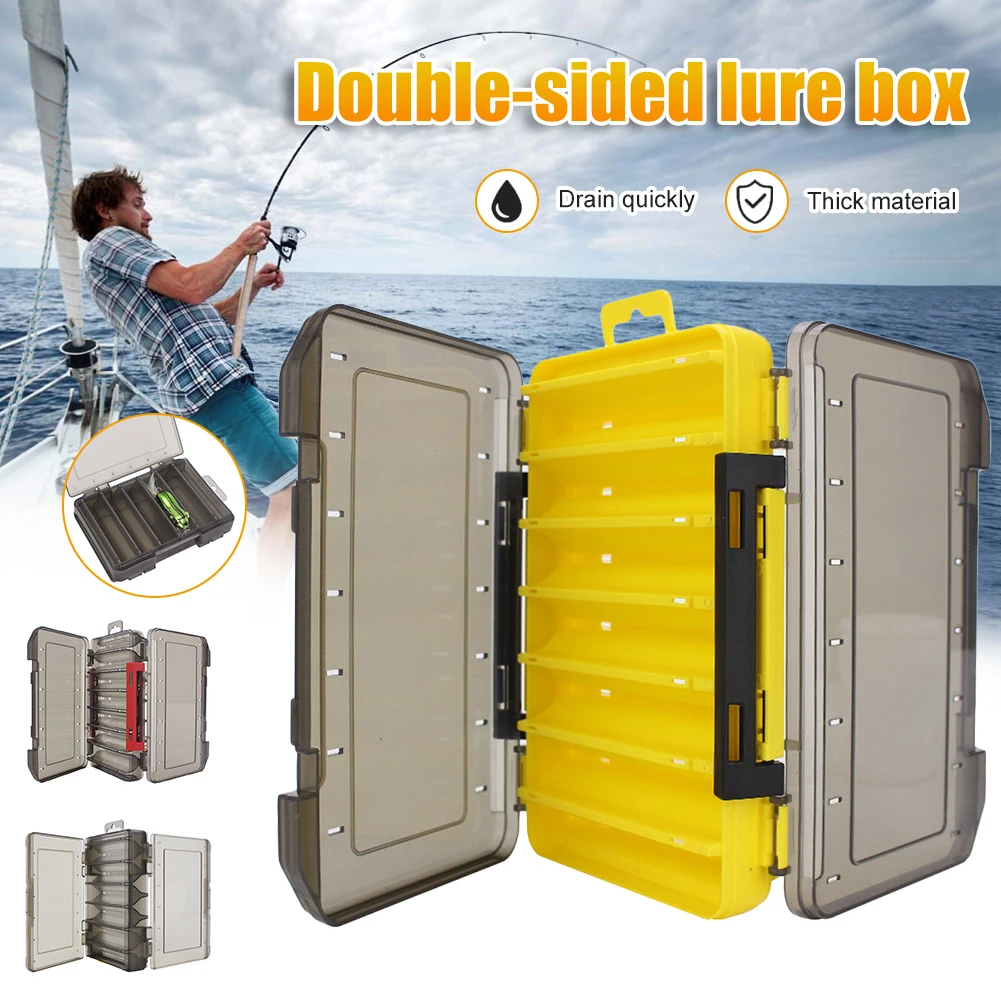 Fishing Tackle Box Large-capacity Double-decker Sub-bait Box Portable Bait Fishing Gear Storage Box
Fishing Tackle Box Large-capacity Double-decker Sub-bait Box Portable Bait Fishing Gear Storage Box
