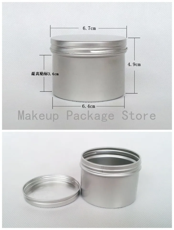 120g 10/50pcs Refillable empty round aluminum tin cans bottles food aluminum cans 120ml cosmetic container box tea aluminum jar
120g 10/50pcs Refillable empty round aluminum tin cans bottles food aluminum cans 120ml cosmetic container box tea aluminum jar