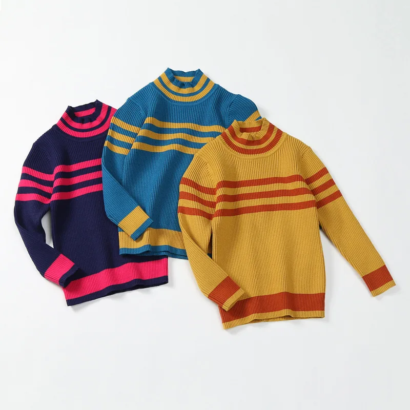 Simple Kids Sweaters Spring Winter Baby Boys Girls Warm Pullover Knitted Bottoming Thicken Children's Clothes Top High Quality
Simple Kids Sweaters Spring Winter Baby Boys Girls Warm Pullover Knitted Bottoming Thicken Children's Clothes Top High Quality