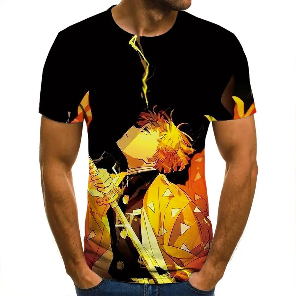 3d T-Shirt Demon Slayer Thunder Tshirts Men Women Children Short Sleeve Cool Tees Fashion Casual Summer Boy Girl Kids Streetwear
3d T-Shirt Demon Slayer Thunder Tshirts Men Women Children Short Sleeve Cool Tees Fashion Casual Summer Boy Girl Kids Streetwear