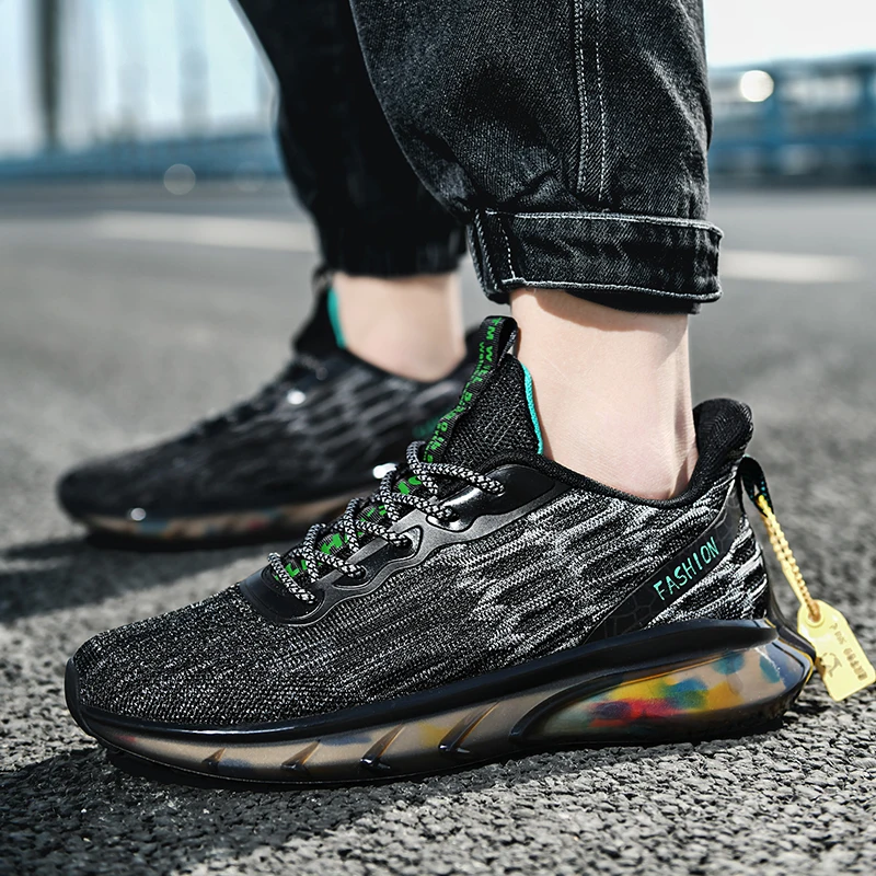 2021 Men's Fashion Sneakers Light Breathable Damping Air Cushion Running Shoes Rubber Air Low Leisure Shoes Stress Reliever
2021 Men's Fashion Sneakers Light Breathable Damping Air Cushion Running Shoes Rubber Air Low Leisure Shoes Stress Reliever