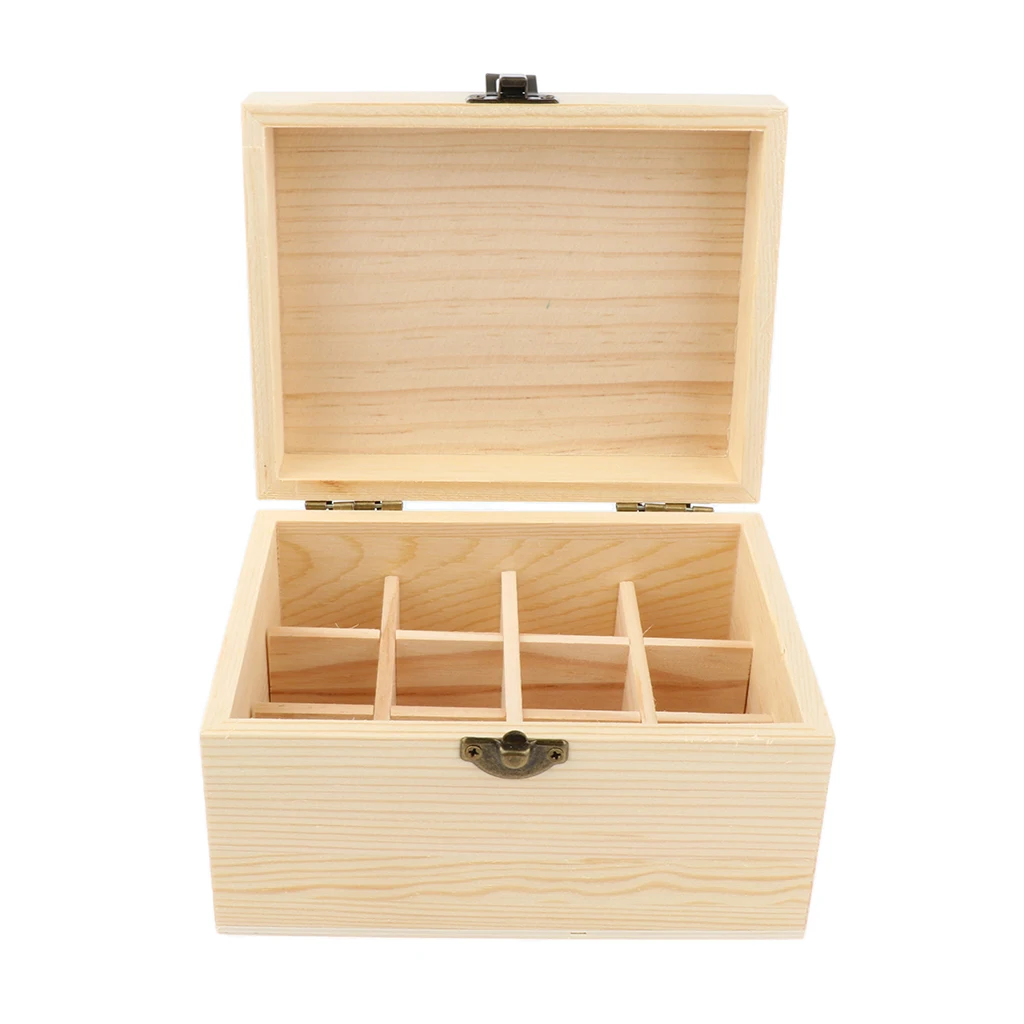 Essential Oil Wooden Box 12 Slots for 20ml, Unfinished Wood Case for Weddings, Crafts & More
Essential Oil Wooden Box 12 Slots for 20ml, Unfinished Wood Case for Weddings, Crafts & More