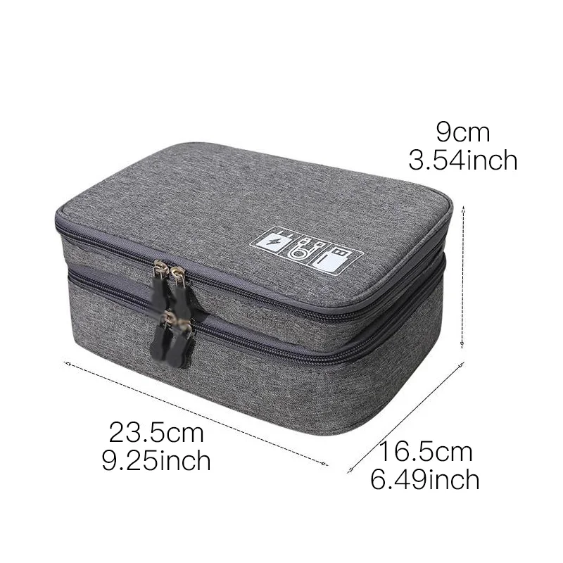Electronics Organizer Cable StorageTidy Bag Double Layer For Electronic Accessories Travel Bag For Cables Digital Packet
Electronics Organizer Cable StorageTidy Bag Double Layer For Electronic Accessories Travel Bag For Cables Digital Packet