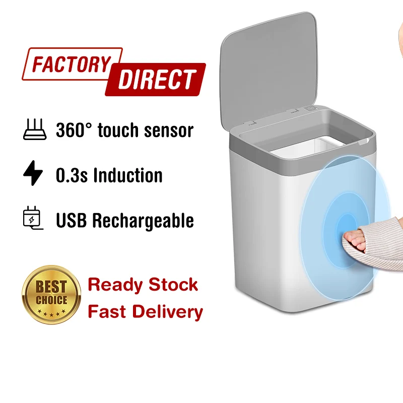 Smart Dustbin Intelligent Trash Can Automatic Waste Bin USB Rechargeable Garbage Bin For Home Kitchen Bathroom
Smart Dustbin Intelligent Trash Can Automatic Waste Bin USB Rechargeable Garbage Bin For Home Kitchen Bathroom