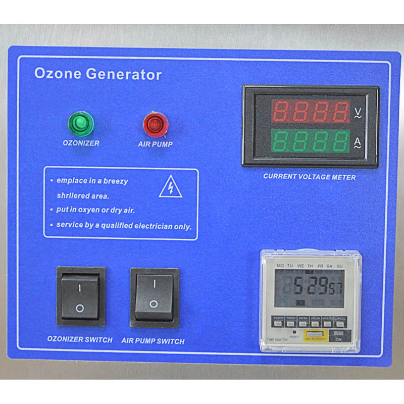 10g ozone generator food workshop ozone sterilizer purified water treatment, ozone disinfection, formaldehyde removal
10g ozone generator food workshop ozone sterilizer purified water treatment, ozone disinfection, formaldehyde removal