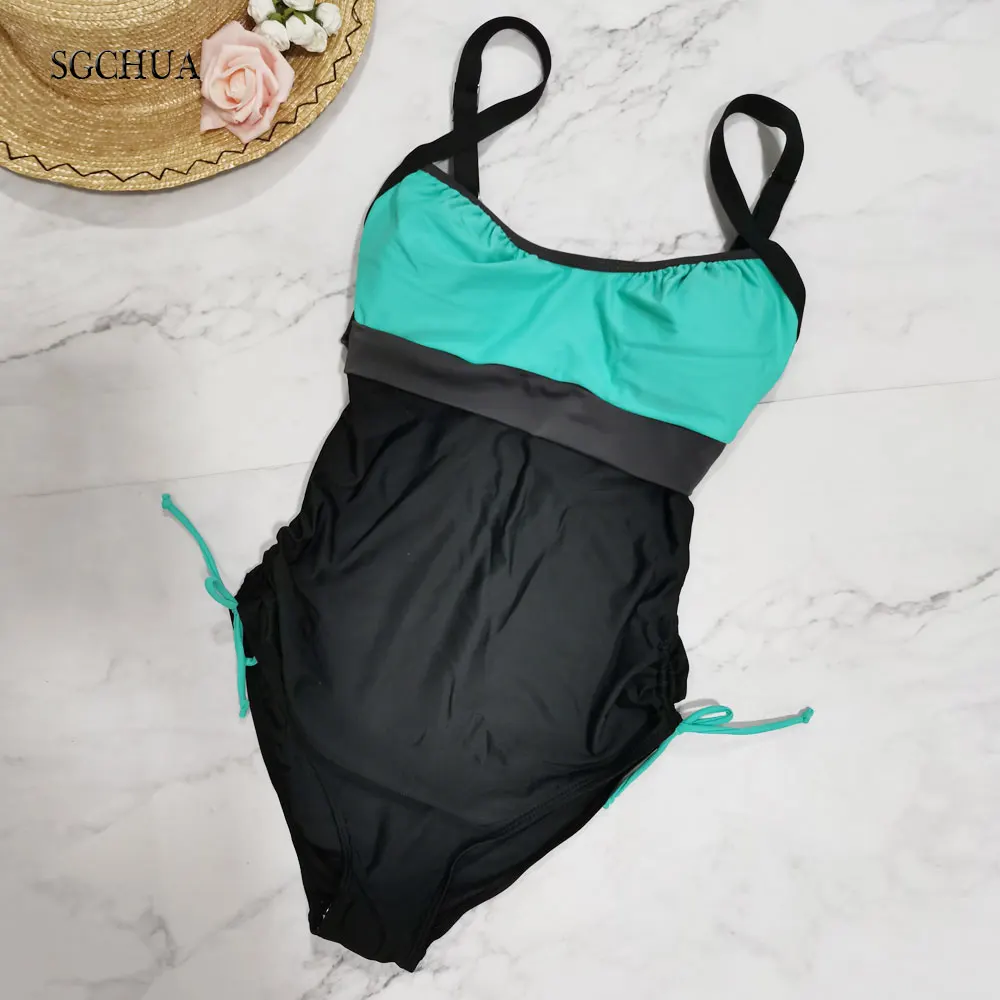 SGCHUA 2020 Новинка размера плюс 5XL цельный купальник женский пояс бант