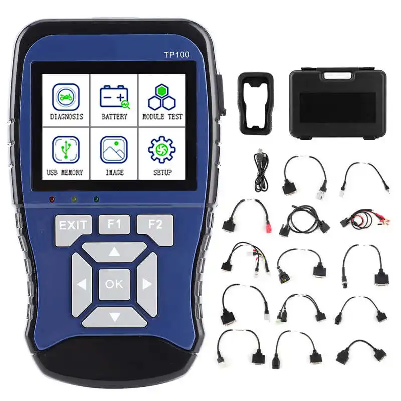 TopDiag M100 Handheld OBD Scanner Smart Dual System Motorcycle Diagnostic Battery Detector Fit for Honda for Suzuki
TopDiag M100 Handheld OBD Scanner Smart Dual System Motorcycle Diagnostic Battery Detector Fit for Honda for Suzuki