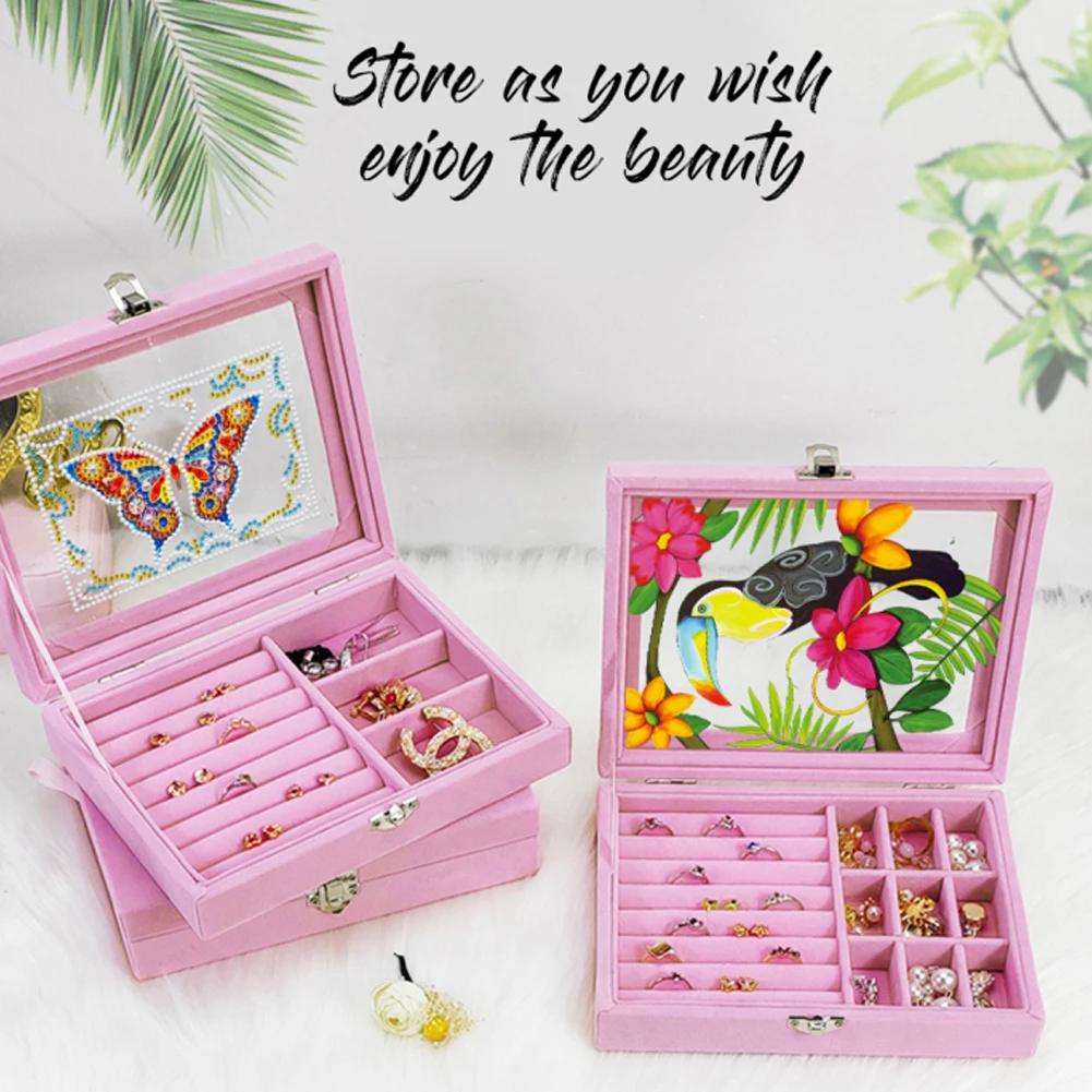 Special Shape Diamond Paint Jewelry Box Pendant Accessory Storage Organizer DIY Mosaic Rhinestone Handcraft Gift
Special Shape Diamond Paint Jewelry Box Pendant Accessory Storage Organizer DIY Mosaic Rhinestone Handcraft Gift
