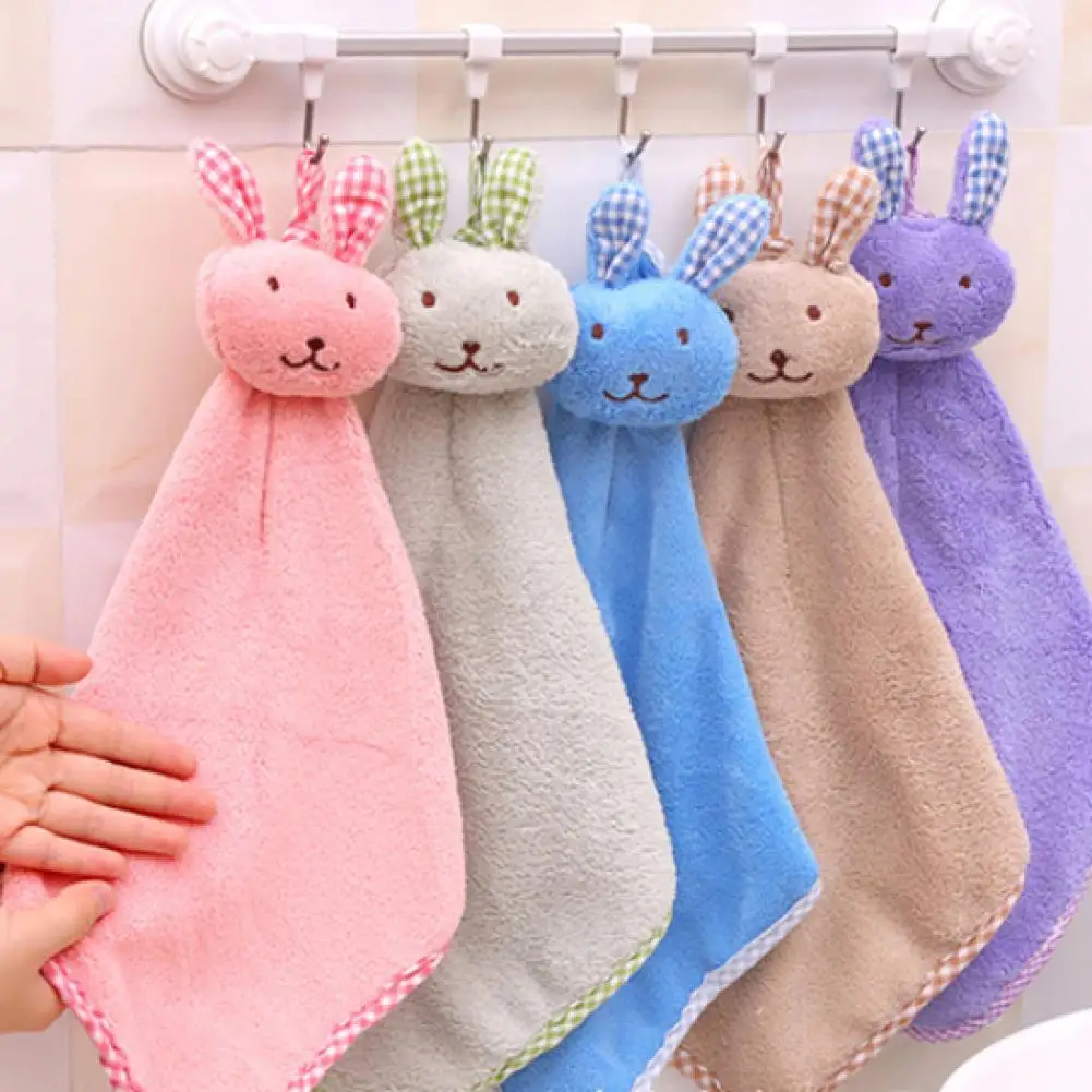 Skin-friendly Baby Hand Towel Cartoon Cute Animal Rabbit Plush Kitchen Soft Hanging Bathing Towel For Children Bathroom Kitchen
Skin-friendly Baby Hand Towel Cartoon Cute Animal Rabbit Plush Kitchen Soft Hanging Bathing Towel For Children Bathroom Kitchen