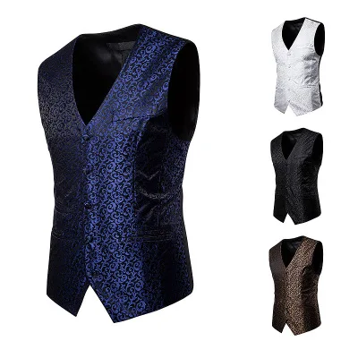 Men's suit vest autumn and winter new fashion European size men's casual suit vest single-breasted printed vest men 058
Men's suit vest autumn and winter new fashion European size men's casual suit vest single-breasted printed vest men 058