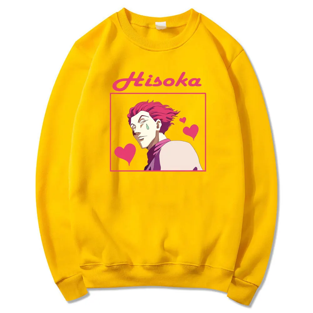 Hisoka Hunter X Hunter Anime Harajuku Men's Hooded Sweatshirt Fashion Graphic Print O-neck Pullover Casual Streetwear Men Tops
Hisoka Hunter X Hunter Anime Harajuku Men's Hooded Sweatshirt Fashion Graphic Print O-neck Pullover Casual Streetwear Men Tops