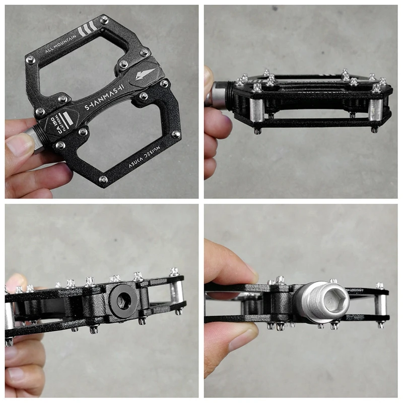 Shanmashi Bike Pedal Aluminum Alloy Ultralight Bicycle Pedal Bicycle Accessories for BMX MTB Road Bike 
Shanmashi Bike Pedal Aluminum Alloy Ultralight Bicycle Pedal Bicycle Accessories for BMX MTB Road Bike