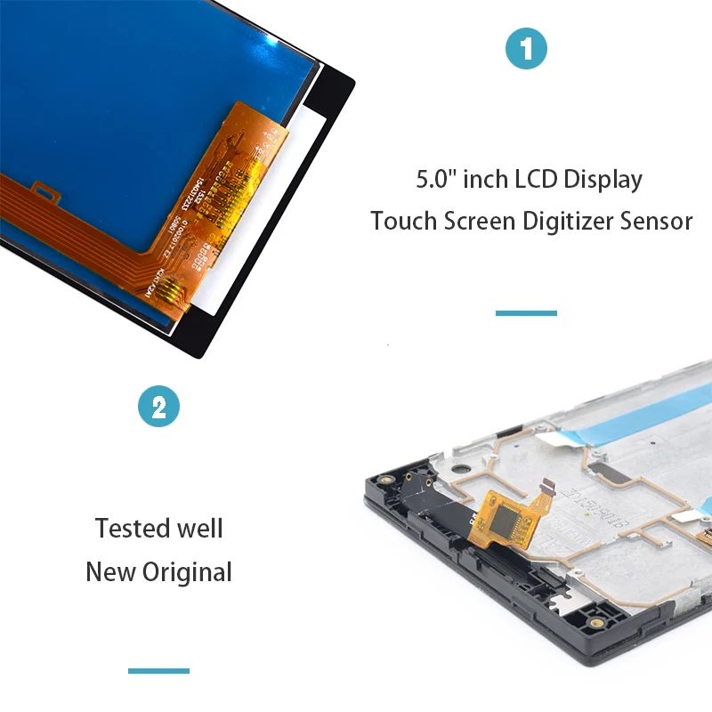 Для 5 0 &quotLenovo P70 ЖК-дисплей сенсорный экран дигитайзер для сборки Lenovo дисплей с
