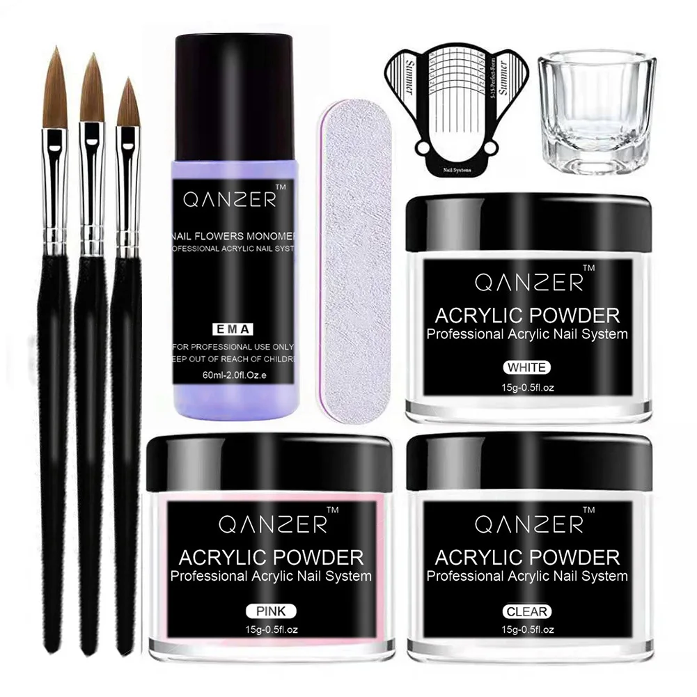 Acrylic Liquid Monomer Nail Polish Set Gel Nail Kit With Nail Brush Nails Art Decoration Extensio Manicure Nail Set Tool Hot
Acrylic Liquid Monomer Nail Polish Set Gel Nail Kit With Nail Brush Nails Art Decoration Extensio Manicure Nail Set Tool Hot
