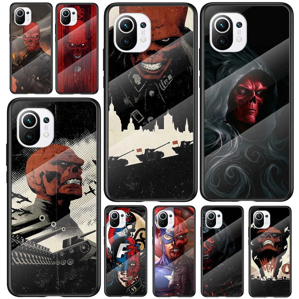Tempered Glass Cover Captain America villain Red Skull For Xiaomi Mi 11 11i 10T CC9E CC9 9T Note 10 Ultra Pro Lite 5G Phone Case
Tempered Glass Cover Captain America villain Red Skull For Xiaomi Mi 11 11i 10T CC9E CC9 9T Note 10 Ultra Pro Lite 5G Phone Case